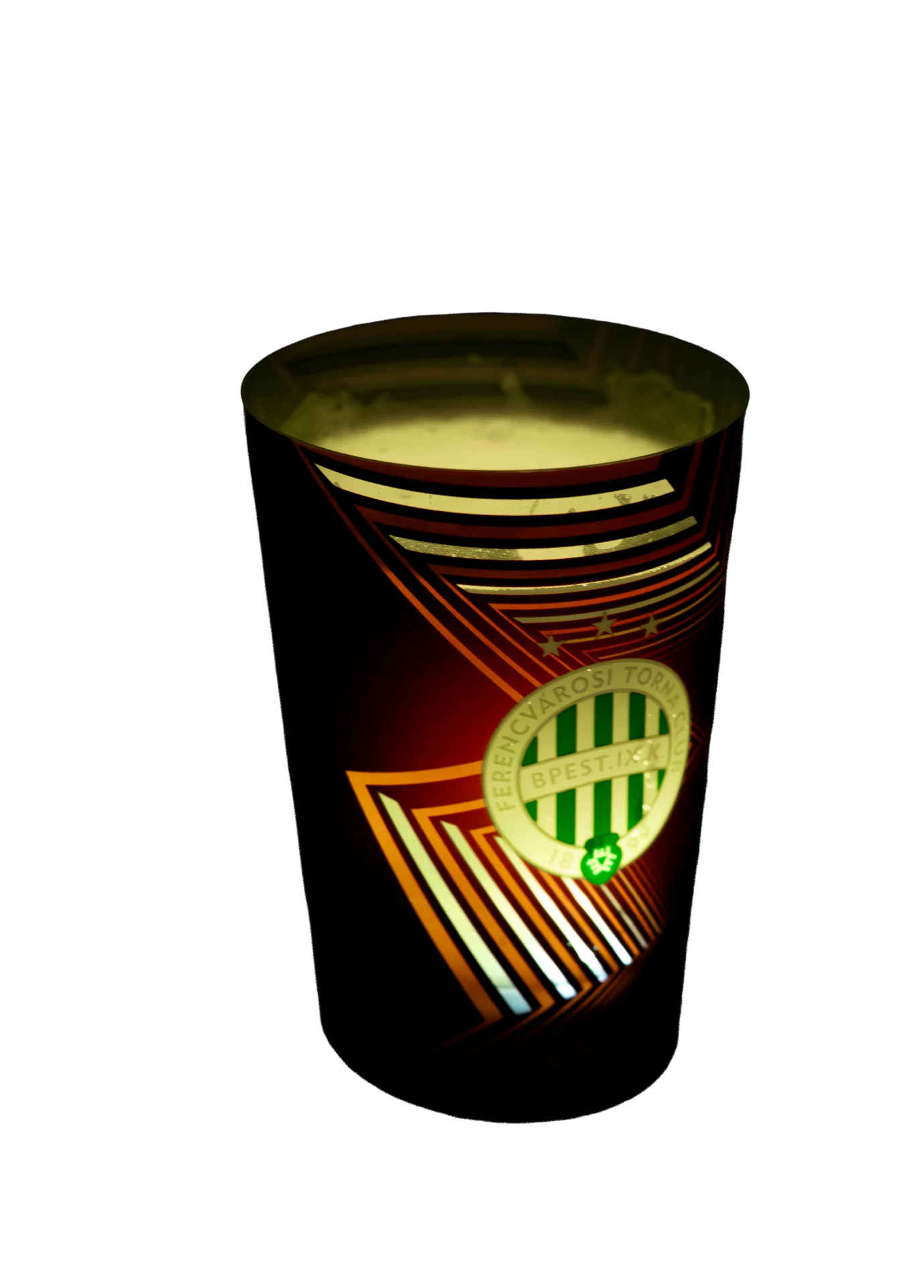 Reusable cup with LED